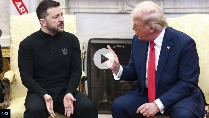 Donald Trump blames Zelensky